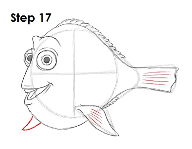 Dory Fish 17 Draw Dory Nemo 17