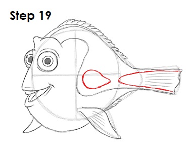 Dory Fish 19 Draw Dory Nemo 19