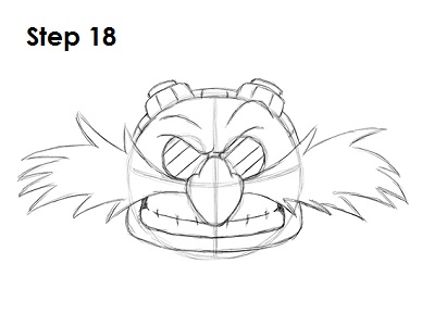 Draw Dr. Eggman Sonic 18 Draw Dr. Eggman 18