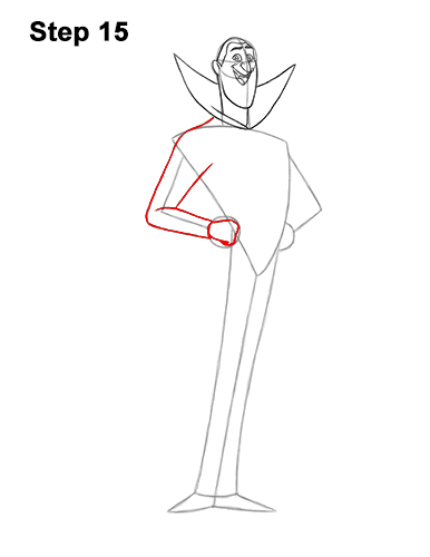 How to Draw Count Dracula Hotel Transylvania 15