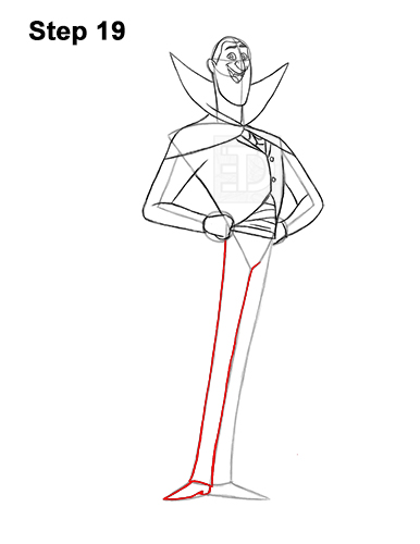 How to Draw Count Dracula Hotel Transylvania 19