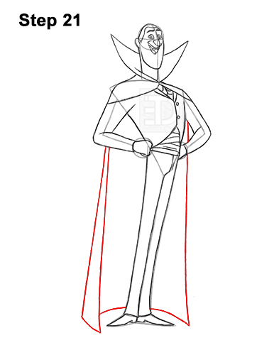 Draw Dracula Hotel Transylvania 21 How to Draw Count Dracula Hotel Transylvania 21