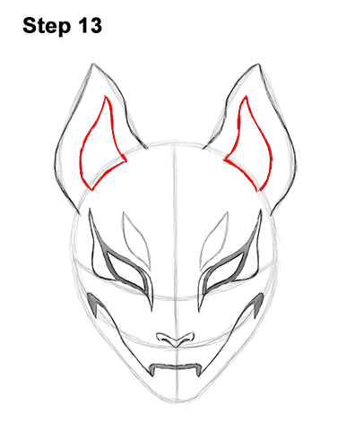 Draw Drift Mask Fortnite 13 How to Draw Fortnite Max Drift Skin Mask 13