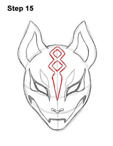 How To Draw Drift Mask Fortnite With Step By Step Pictures