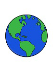 How to Draw Planet Earth World Globe