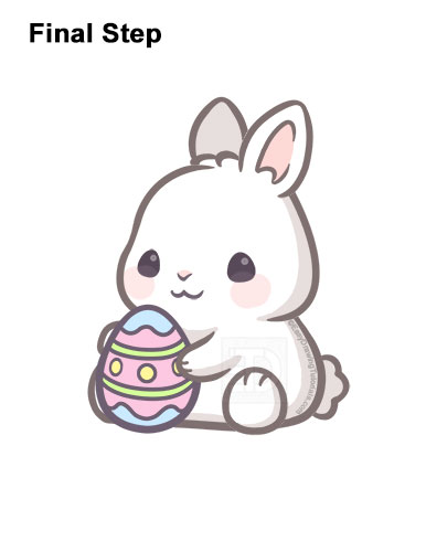 Draw Easter Bunny How to Draw Easter Bunny Rabbit with Egg