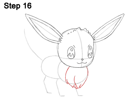 Eevee Pokemon Drawing 16 Draw Eevee Pokemon 16