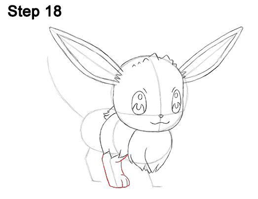 Eevee Pokemon Drawing 18 Draw Eevee Pokemon 18