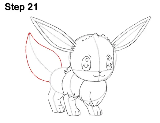 How To Draw Eevee From Pokemon