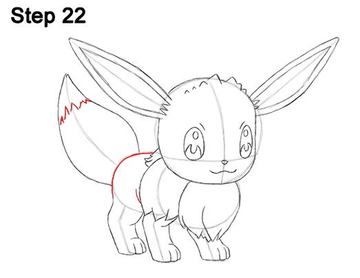 Eevee Pokemon Drawing 22 Draw Eevee Pokemon 22