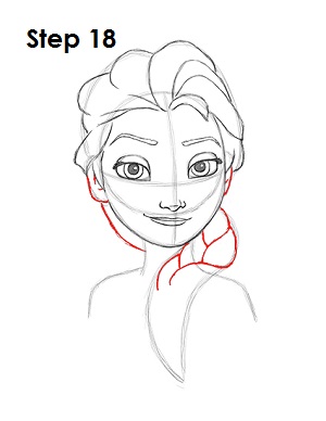 How To Draw Elsa Frozen