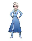 How to Draw Queen Elsa Frozen II Full Body