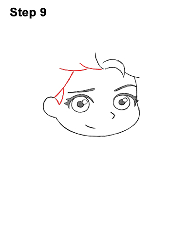 Mini Elsa Drawing 9 Draw Mini Chibi Cute Little Elsa Frozen 9