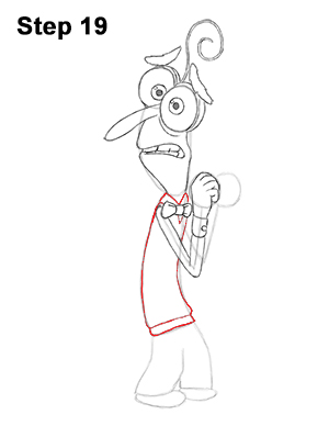 Fear Inside Out Drawing 19 Draw Fear Inside Out 19