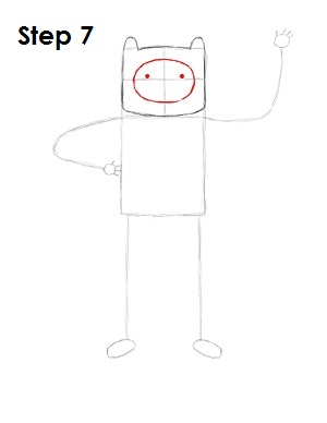How to Draw Finn Step 7 How to Draw Finn Step 7