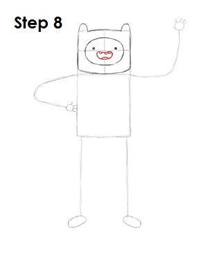 How to Draw Finn Step 8 How to Draw Finn Step 8