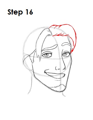 Draw Flynn Rider 16