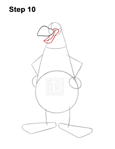 Draw Foghorn Leghorn Looney Tunes Rooster 10 How to Draw Foghorn Leghorn Looney Tunes Merrie Melodies 10