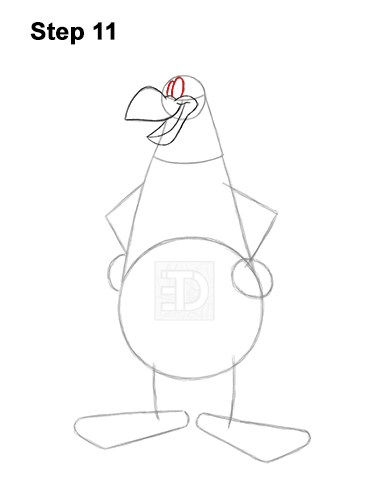 Draw Foghorn Leghorn Looney Tunes Rooster 11 How to Draw Foghorn Leghorn Looney Tunes Merrie Melodies 11
