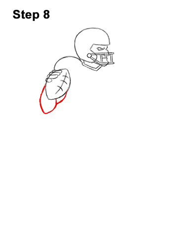 Draw Cartoon Football Player Quarterback 8 How to Draw a Cartoon Football Player Quarterback 8