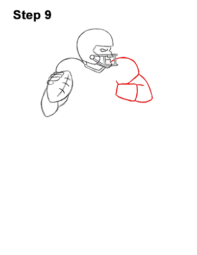 Draw Cartoon Football Player Quarterback 9 How to Draw a Cartoon Football Player Quarterback 9