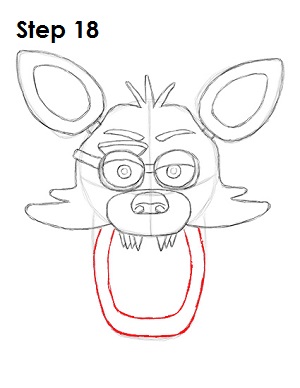 Foxy Drawing 18 Draw Foxy Five Nights at Freddy's 18