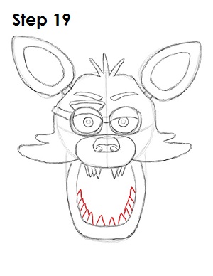 Foxy Drawing 19 Draw Foxy Five Nights at Freddy's 19