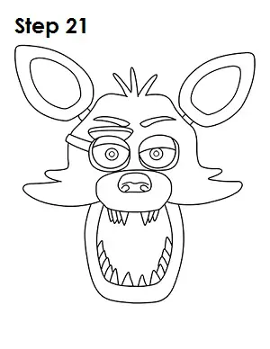 How to Draw Foxy (Five Nights at Freddy's)
