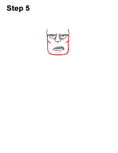 Draw Cartoon Frankenstein's Monster 5 How to Draw Cartoon Frankenstein Monster Halloween 5