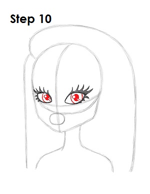 Draw Frankie Stein Step 10 Draw Frankie Stein 10