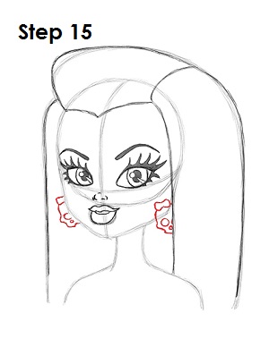 Draw Frankie Stein Step 15 Draw Frankie Stein 15