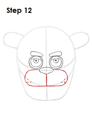 Freddy Fazbear Drawing 12 Draw Freddy Fazbear 12