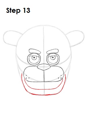 Freddy Fazbear Drawing 13 Draw Freddy Fazbear 13