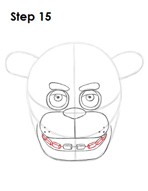 Freddy Fazbear Drawing 15 Draw Freddy Fazbear 15
