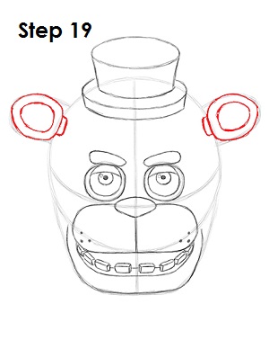 Freddy Fazbear Drawing 19 Draw Freddy Fazbear 19