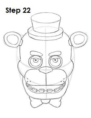 Freddy Fazbear Drawing 22 Draw Freddy Fazbear 22