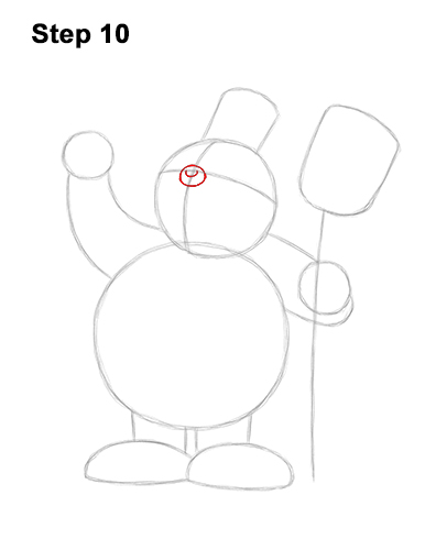 Draw Frosty the Snowman 10 How to Draw Frosty the Snowman Christmas 10