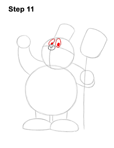 Draw Frosty the Snowman 11 How to Draw Frosty the Snowman Christmas 11