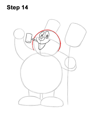 Draw Frosty the Snowman 14 How to Draw Frosty the Snowman Christmas 14