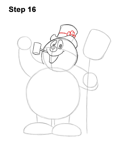 Draw Frosty the Snowman 16 How to Draw Frosty the Snowman Christmas 16