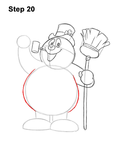 Draw Frosty the Snowman 20 How to Draw Frosty the Snowman Christmas 20