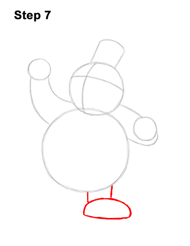 Draw Frosty the Snowman 7 How to Draw Frosty the Snowman Christmas 7