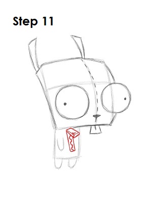 How to Draw GIR 11 How to Draw GIR Step 11