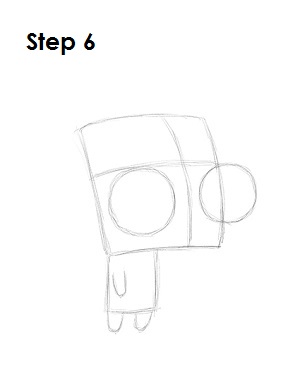 How to Draw GIR 6 How to Draw GIR Step 6