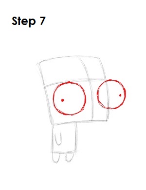 How to Draw GIR 7 How to Draw GIR Step 7