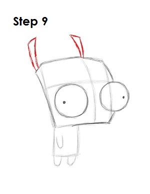 How to Draw GIR 9 How to Draw GIR Step 9