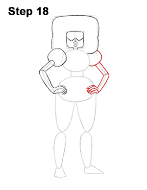Garnet Steven Universe Drawing 18 Draw Garnet Steven Universe 18
