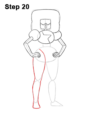Garnet Steven Universe Drawing 20 Draw Garnet Steven Universe 20