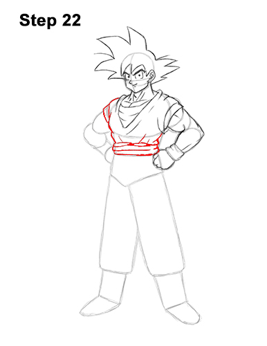 How to Draw Goku Full Body Dragon Ball Z 22 How to Draw Goku Full Body Dragon Ball Z 22