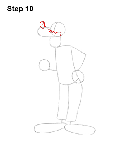 Draw Goofy Full Body 10 How to Draw Goofy Disney Full Body 10